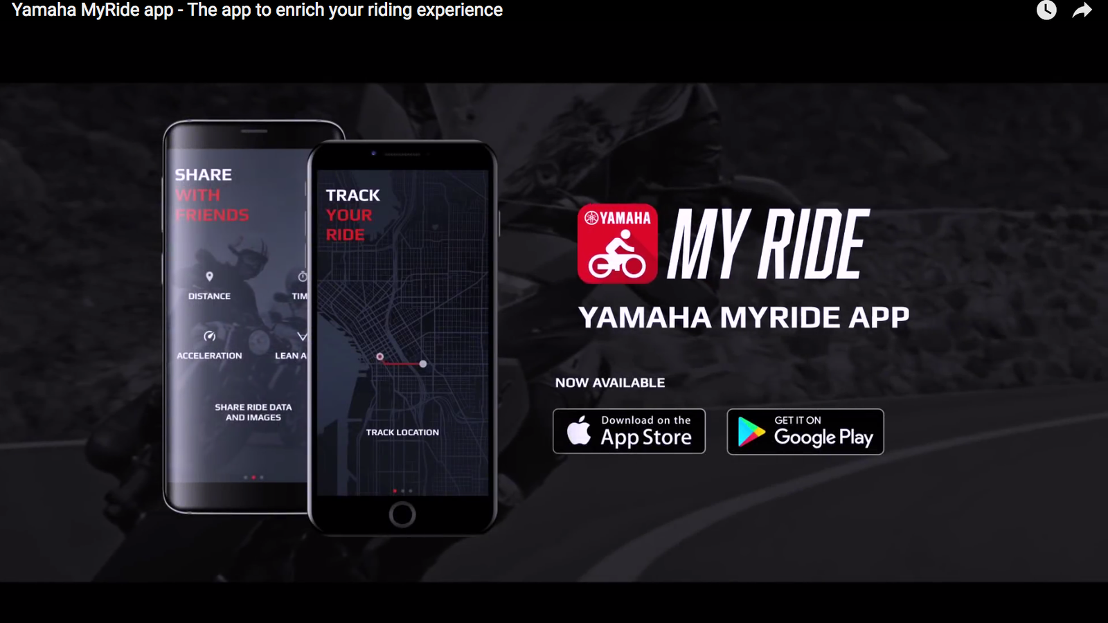 Yamaha MyRide app